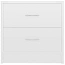 Bedside Cabinets 2 pcs High Gloss White 40x30x40 cm