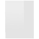 Bedside Cabinets 2 pcs High Gloss White 40x30x40 cm