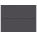 Bedside Cabinets 2 pcs Grey 40x30x30 cm