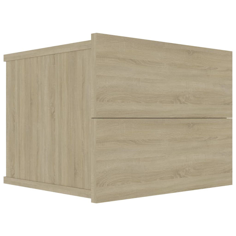 Bedside Cabinets 2 pcs Sonoma Oak 40x30x30 cm