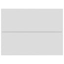 Bedside Cabinets 2 pcs White and Sonoma Oak 40x30x30 cm