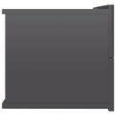Bedside Cabinets 2 pcs High Gloss Grey 40x30x30 cm