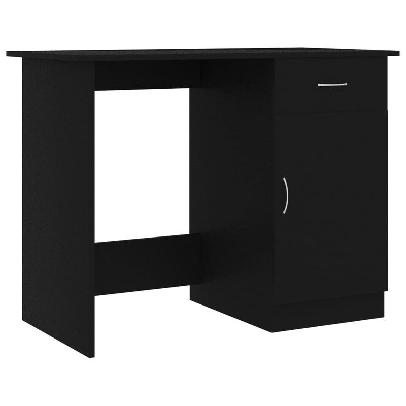 Desk Black 100x50x76 cm Chipboard