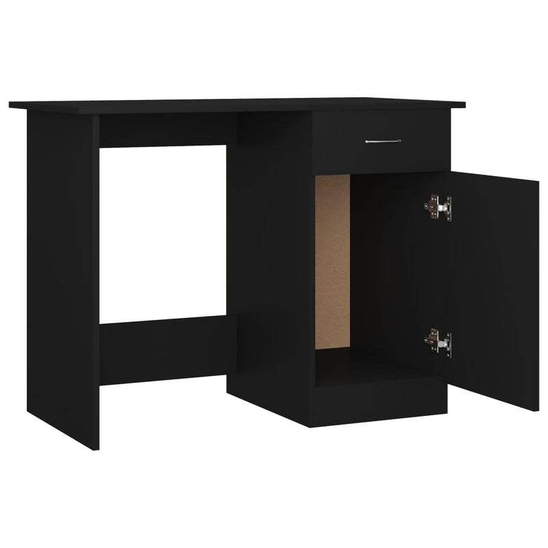 Desk Black 100x50x76 cm Chipboard