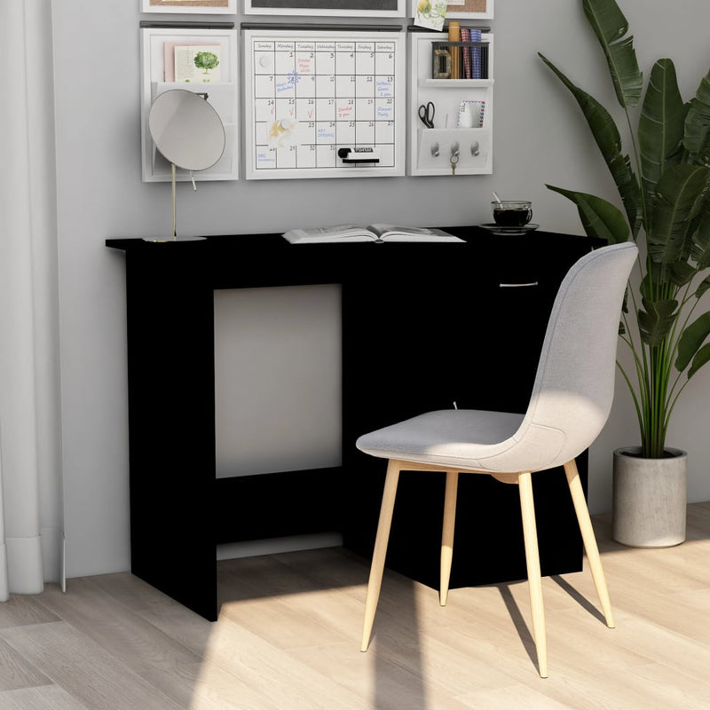 Desk Black 100x50x76 cm Chipboard