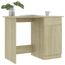 Desk Sonoma Oak 100x50x76 cm Chipboard