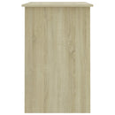Desk Sonoma Oak 100x50x76 cm Chipboard