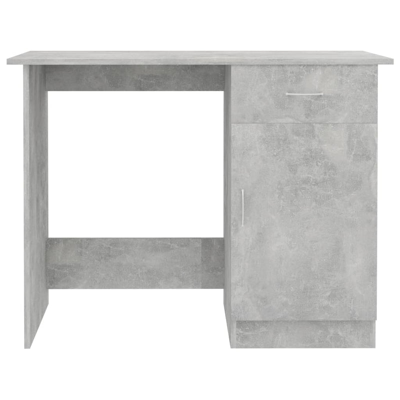 Desk Concrete Grey 100x50x76 cm Chipboard