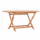 Folding Garden Table 160x80x75 cm Solid Teak Wood