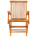 7 Piece Folding Outdoor Dining Set Solid Teak Wood