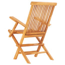 7 Piece Folding Outdoor Dining Set Solid Teak Wood