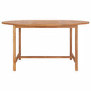 Garden Table 150x76 cm Solid Teak Wood