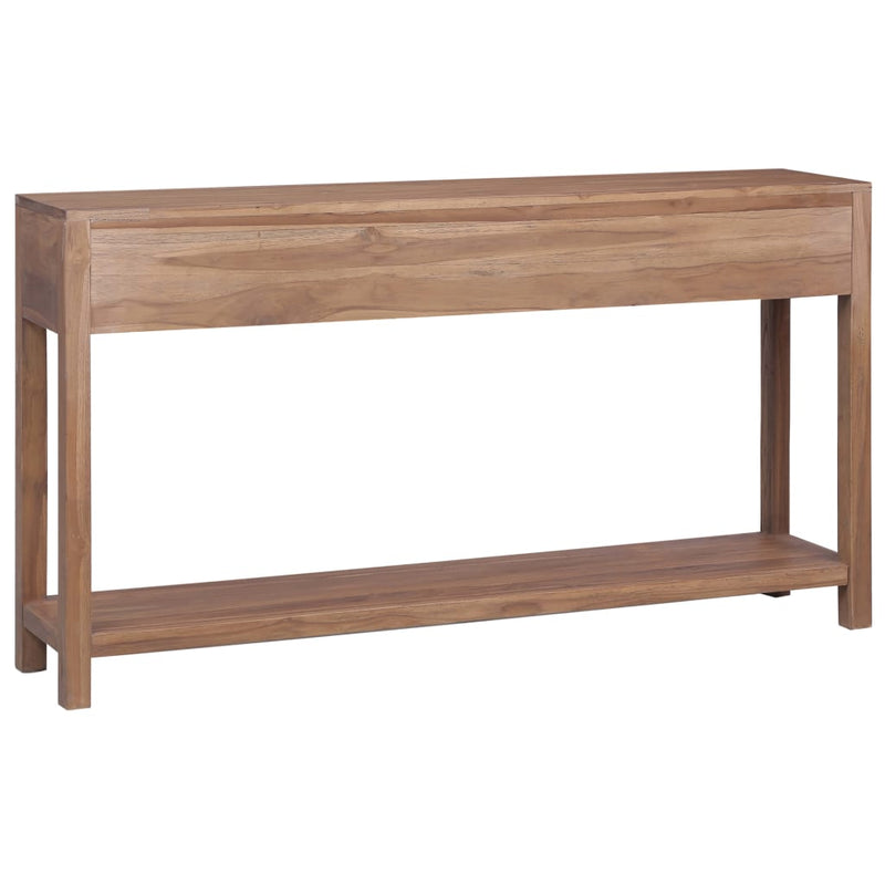Console Table 145x30x80 cm Solid Teak Wood