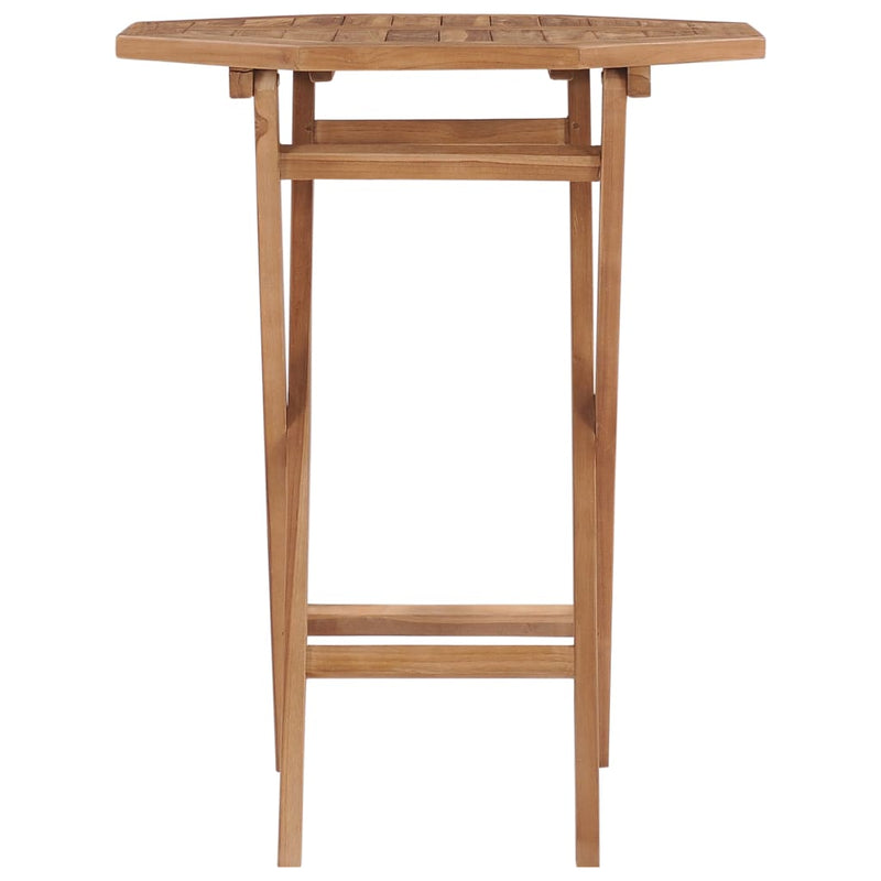 Folding Garden Table 60x60x75 cm Solid Teak Wood