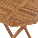 Folding Garden Table 60x60x75 cm Solid Teak Wood