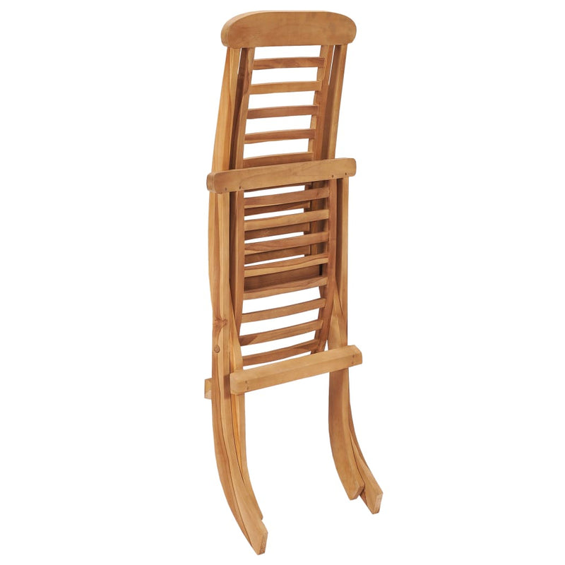 Folding Garden Chairs Solid Teak Wood