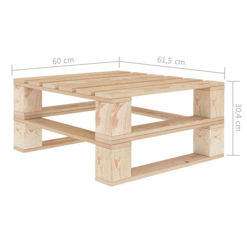 Garden Pallet Table Wood