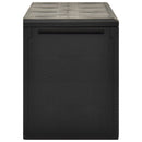 Garden Storage Box Anthracite 114x47x60 cm