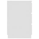 Writing Desk White 140x50x77 cm Chipboard