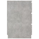 Writing Desk Concrete Grey 140x50x77 cm Chipboard
