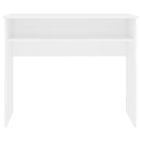 Desk White 90x50x74 cm Chipboard
