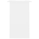 Desk White 90x50x74 cm Chipboard