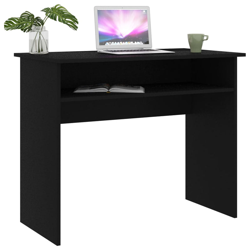 Desk Black 90x50x74 cm Chipboard