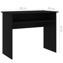 Desk Black 90x50x74 cm Chipboard