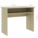 Desk Sonoma Oak 90x50x74 cm Chipboard