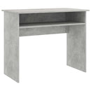Desk Concrete Grey 90x50x74 cm Chipboard