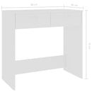 Desk White 80x40x75 cm Chipboard