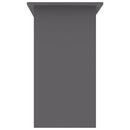 Desk Grey 80x45x74 cm Chipboard