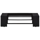 3 Piece Garden Lounge Set Poly Rattan Black