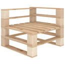 5 Piece Garden Lounge Set Pallets Wood