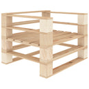 7 Piece Garden Lounge Set Pallets Wood