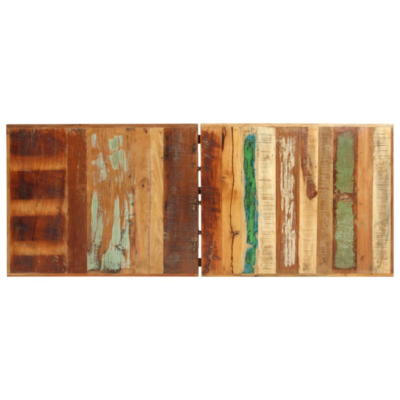9 Piece Bar Set Solid Reclaimed Wood