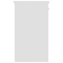 Desk White 90x45x76 cm Chipboard