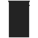 Desk Black 90x45x76 cm Chipboard