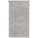 Desk Concrete Grey 90x45x76 cm Chipboard