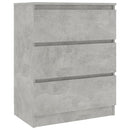 Sideboard Concrete Grey 60x35x76 cm Chipboard