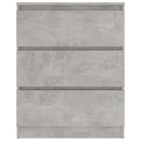 Sideboard Concrete Grey 60x35x76 cm Chipboard