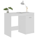 Desk White 100x50x76 cm Chipboard