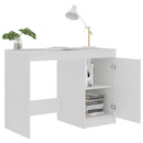 Desk White 100x50x76 cm Chipboard