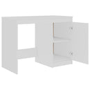Desk White 100x50x76 cm Chipboard