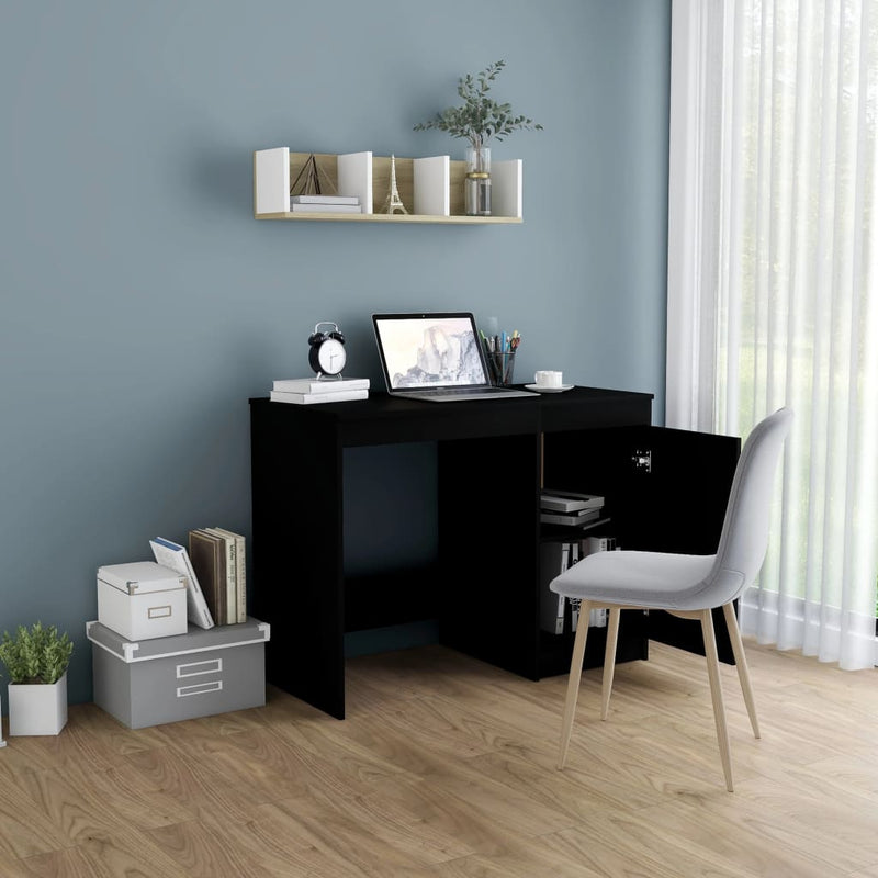 Desk Black 100x50x76 cm Chipboard