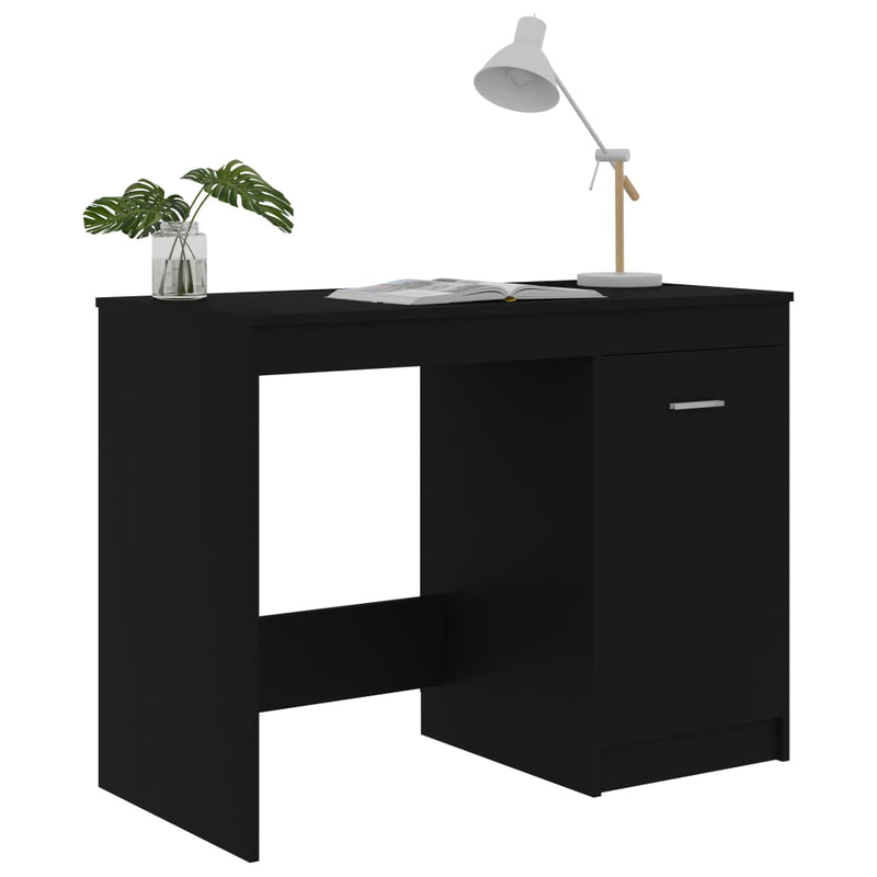 Desk Black 100x50x76 cm Chipboard