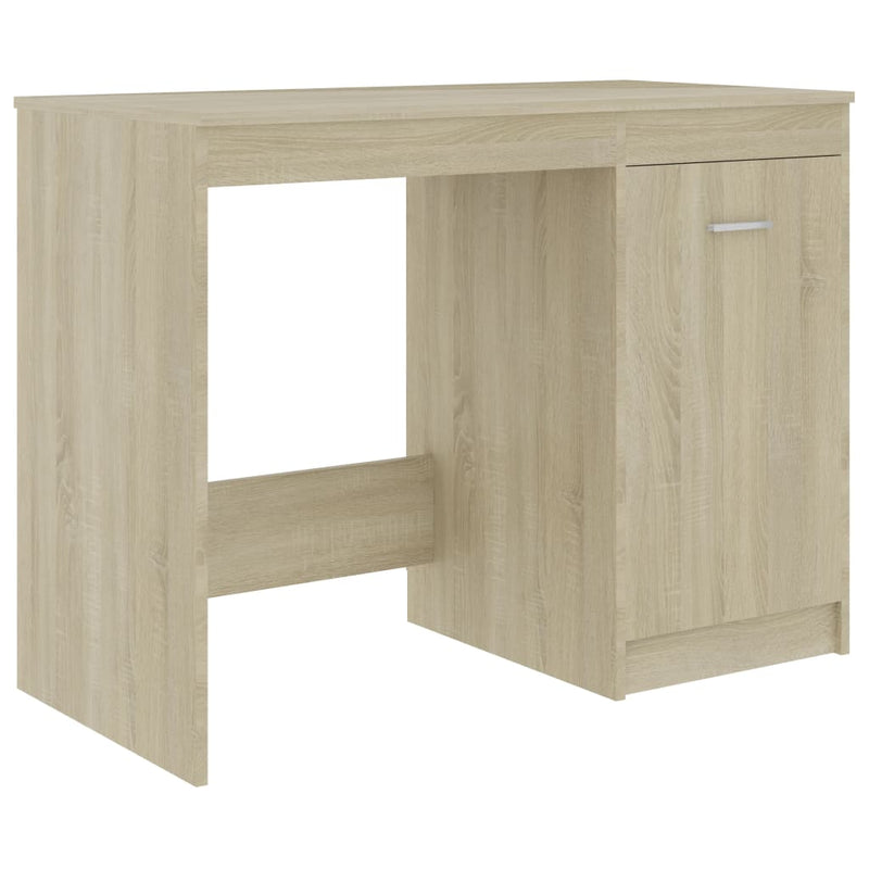 Desk Sonoma Oak 100x50x76 cm Chipboard