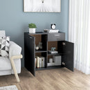 Sideboard Grey 80x36x75 cm Chipboard