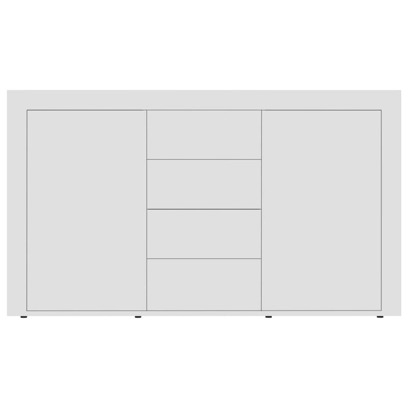 Sideboard White 120x36x69 cm Chipboard
