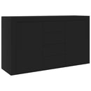 Sideboard Black 120x36x69 cm Chipboard